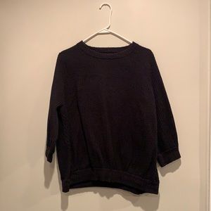 Black Oversized COS Top